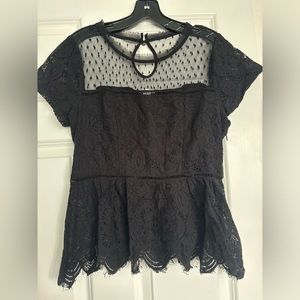 Black Lace Top